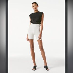 Women's Frame Denim Vintage Biker‎ Shorts Pull On Casual Athletic